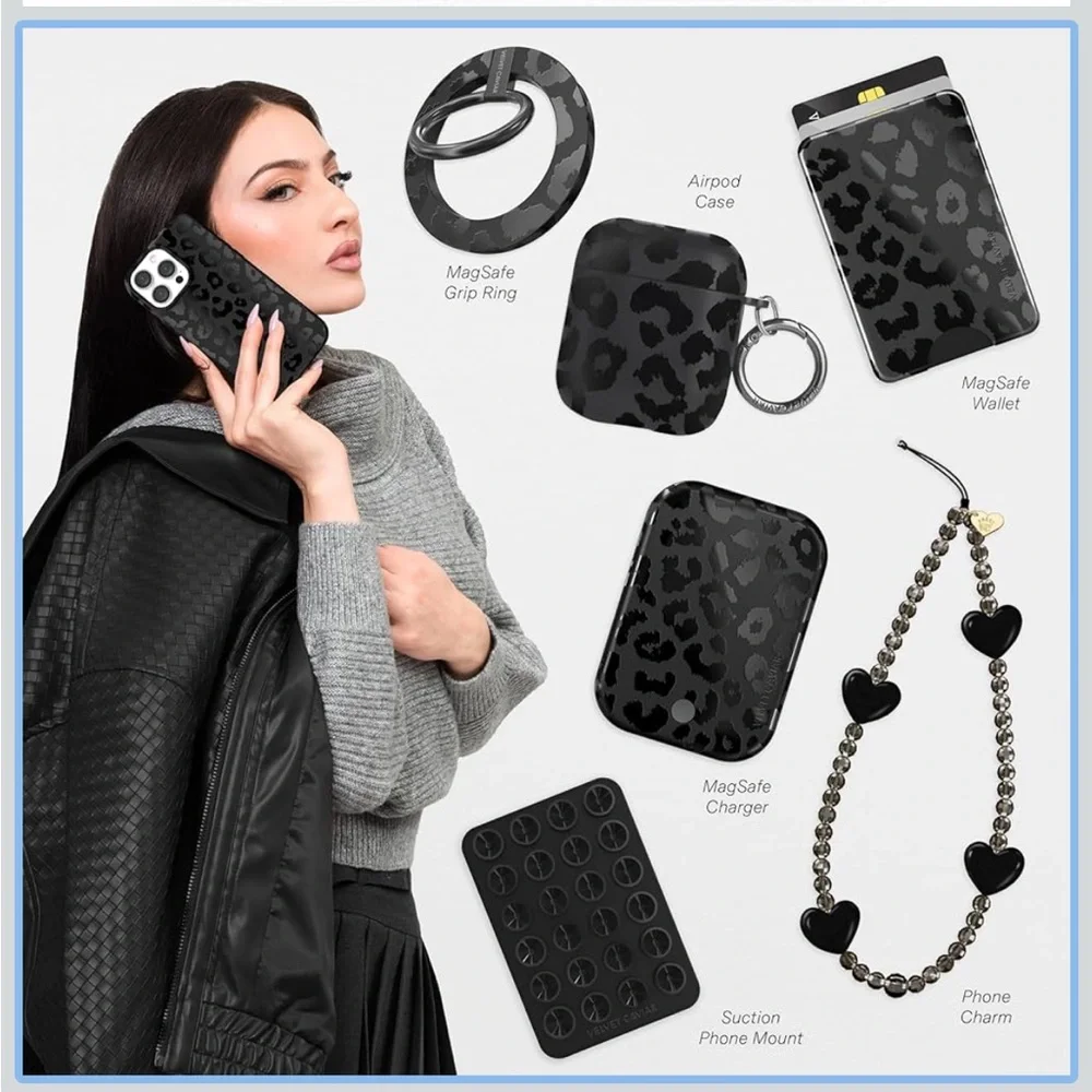 Velvet Caviar Black Leopard iPhone Case 13 Pro Max